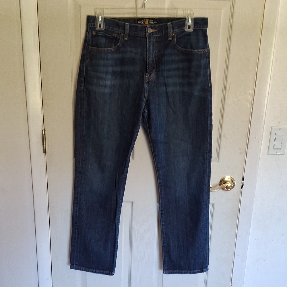 Lucky Brand Blue Jeans Classic Straight, 34x30